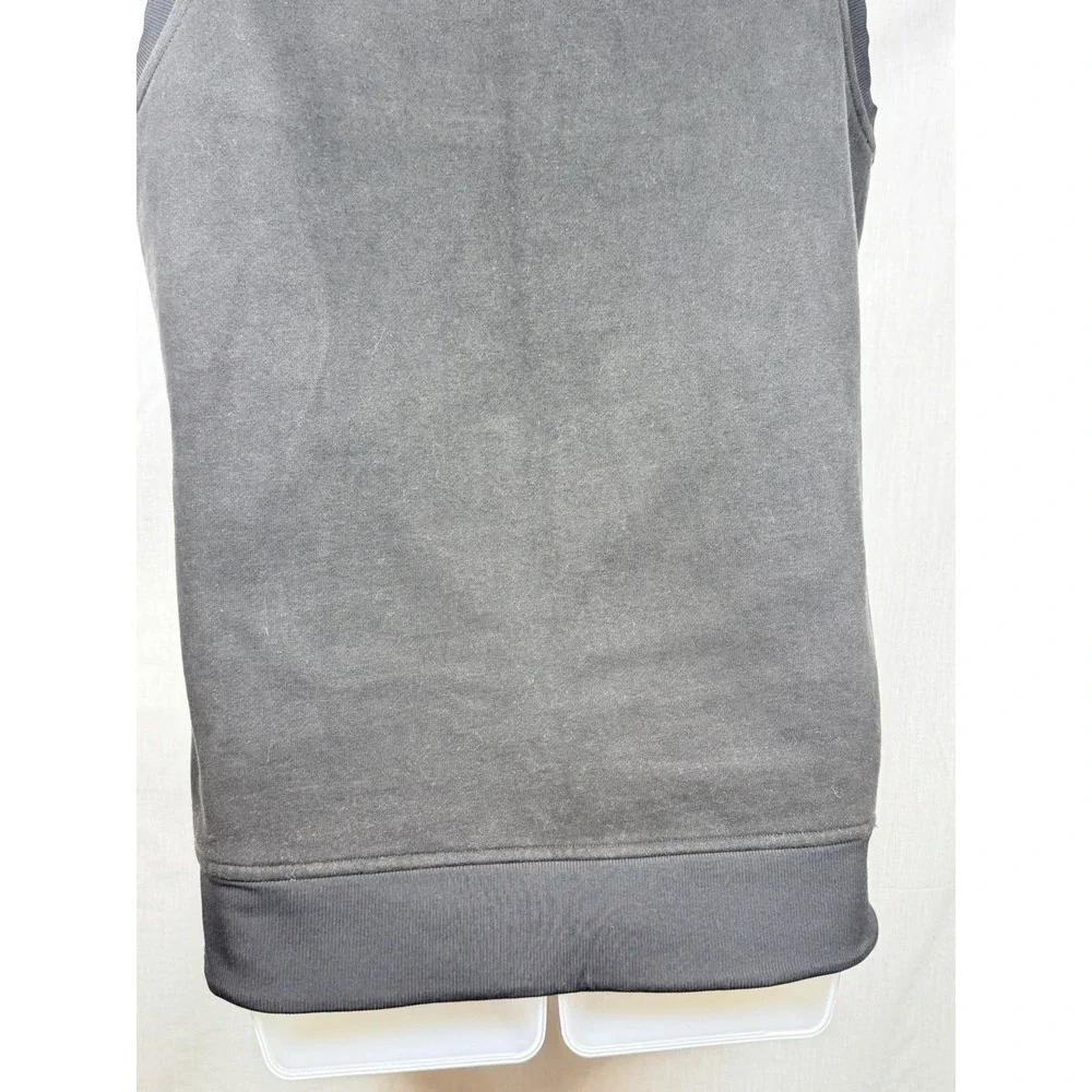 Lululemon‎ Departure Vest Black Fleece Full Copper Zip WOMEN SZ 8 Leopard Lined